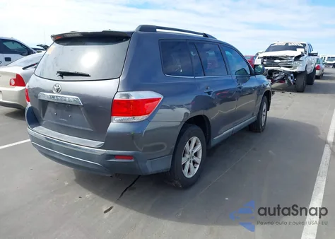 2012 Toyota Highlander Se z USA, uszkodzony, nr VIN 5TDZK3EH1CS068908